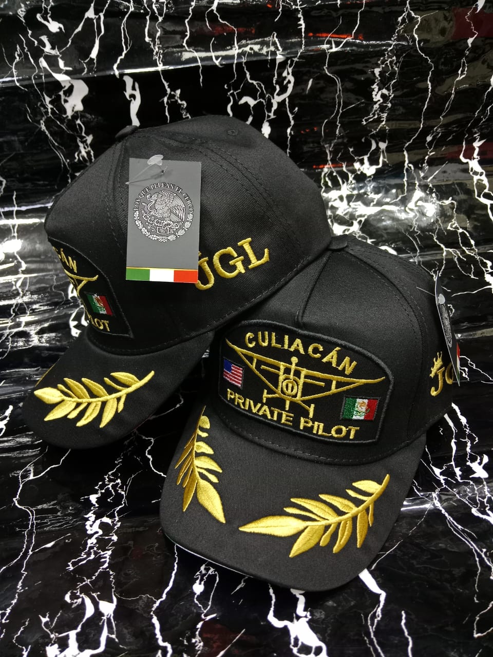 Vista 5 de Gorras Mexicanas Belicas - REF: Culiacan Avioneta Negra